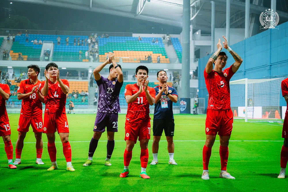 Báo chí Singapore lên tiếng sau khi CLB CAHN thắng trận ra quân ở Shopee Cup - Ảnh 1. Báo chí Singapore lên tiếng sau khi CLB CAHN thắng trận ra quân ở Shopee Cup - Ảnh 1.
