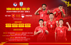 Breaking Vietnamese football news today, July 29: Tickets for Vietnam vs Singapore match are 'hot'; Nam Dinh introduces Austrian-Vietnamese player.