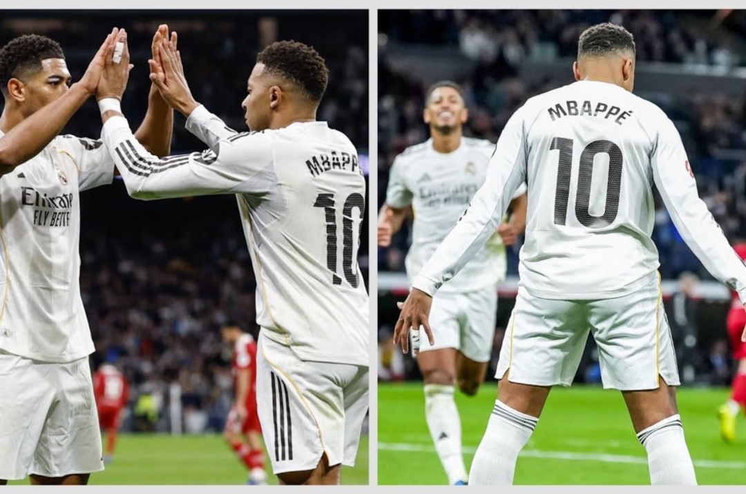 Mbappe equals Ronaldo's record as Real Madrid closes in on Barca in La Liga