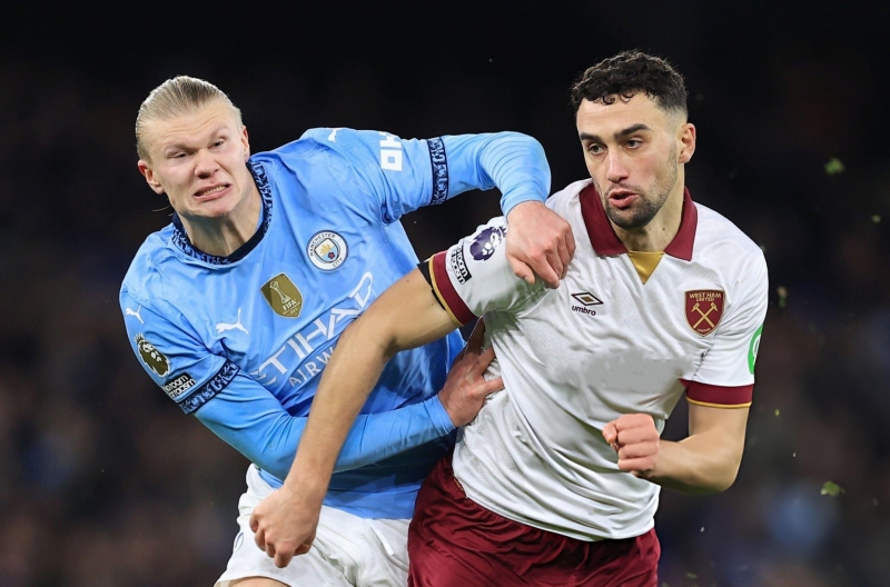 Live: Man City vs West Ham – Haaland Starting