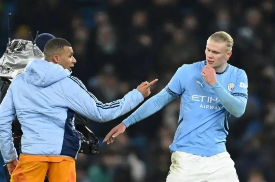 Haaland makes a bold statement in the Golden Shoe race against Mbappe