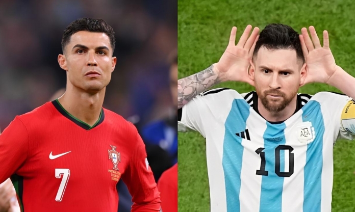 Messi đáp trả Ronaldo: 'Đàn ông không nên nói nhiều'