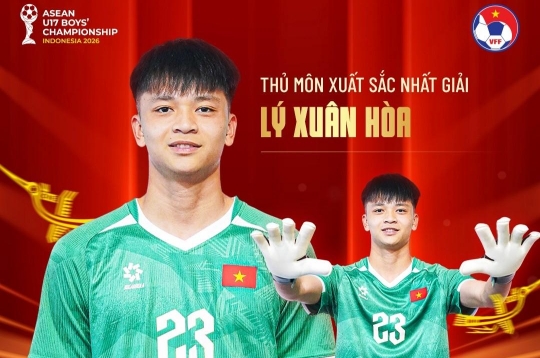 Another Vietnamese U17 player honored as Southeast Asia's best