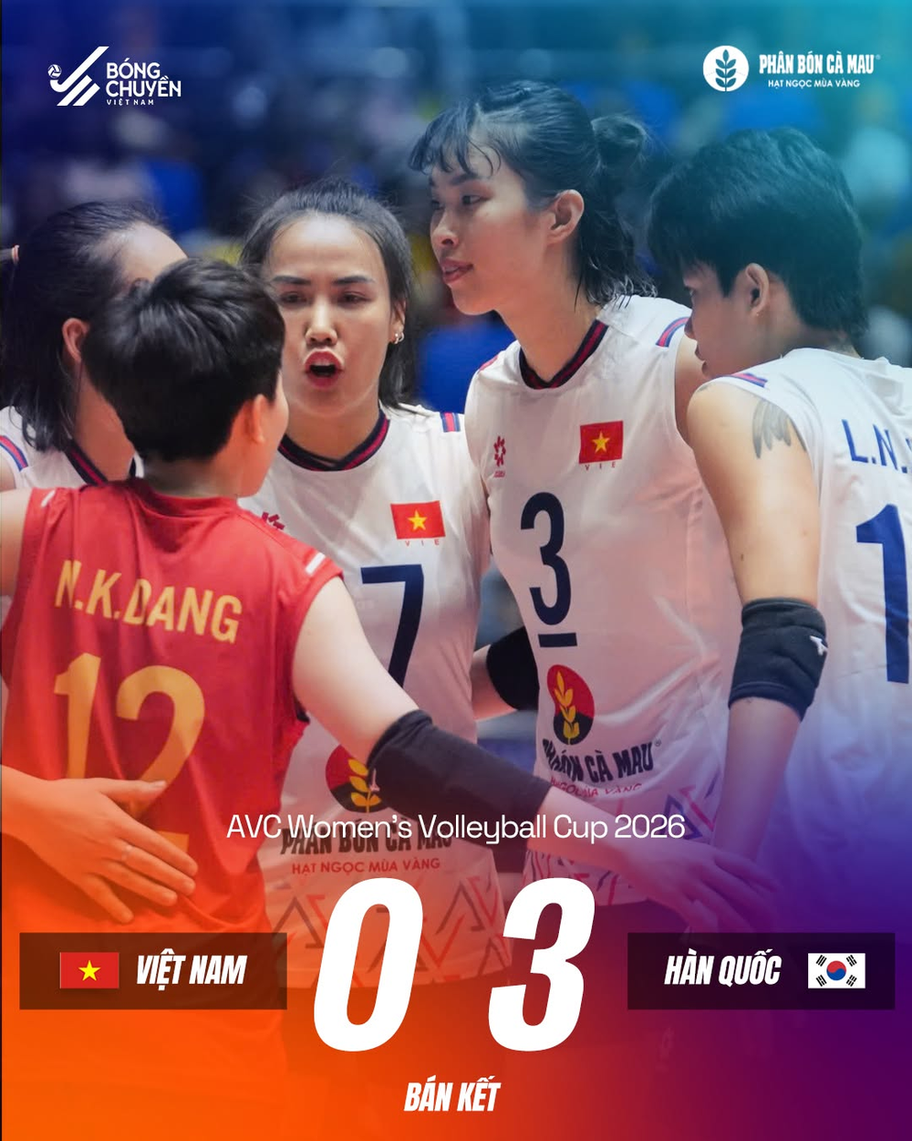 ĐT bóng chuyền nữ Việt Nam thua ĐT Hàn Quốc ở bán kết AVC Cup 2026, lỡ hẹn với chức vô địch - Ảnh 1.