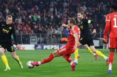 Harry Kane shines as Bayern confidently secures a spot in the Champions League top 8