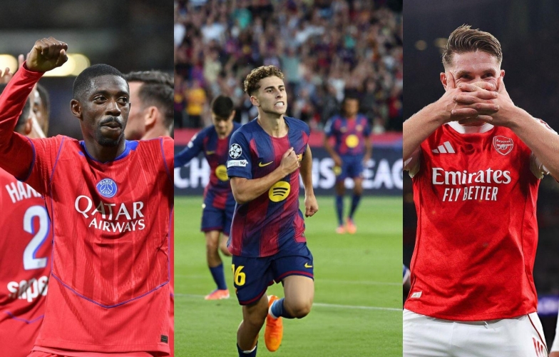 Today&#39;s Champions League results on 22/10: PSG, Arsenal, and Barca deliver a goal fest