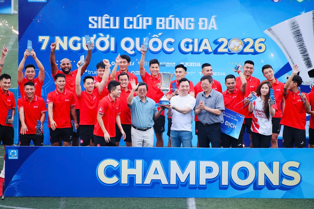 Thiên Khôi FC đăng quang Siêu Cúp bóng đá 7 người Quốc gia 2026 - Ảnh 2.