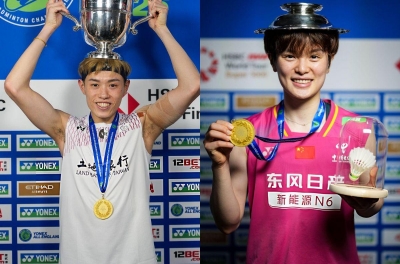 Lin Chun-yi and Wang Zhiyi clinch their first prestigious All England Open titles