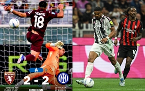 Last night's Serie A results: Inter suffers a regrettable loss of points, Milan and Juventus hold each other to a draw
