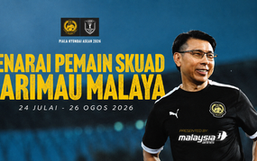 Malaysia announces 26-player squad for the 2026 Asean Cup
