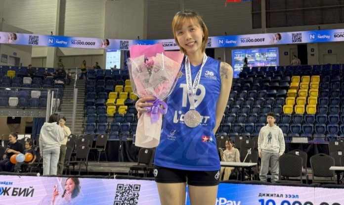 Phụ công cao nhất bóng chuyền nữ Việt Nam lên ngôi á quân giải Mông Cổ