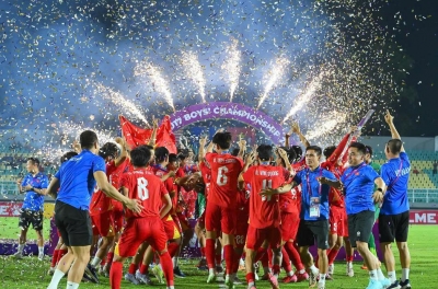 Following the U17 championship, Vietnamese football dominates Southeast Asia.