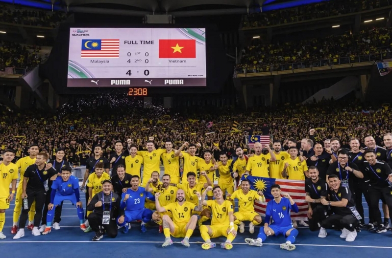 Malaysian media calls the 4-0 victory over Vietnam the best moment of 2025