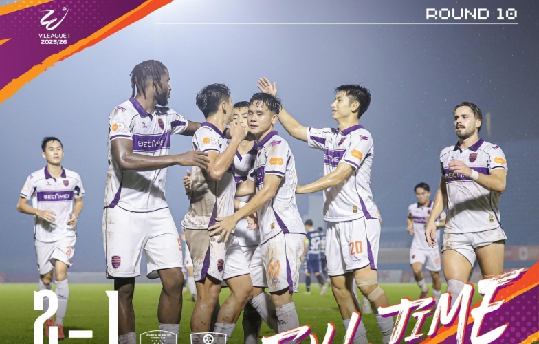 In the 90th minute comeback, Becamex TP.HCM halted Hải Phòng's winning streak