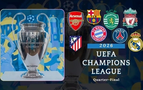 Schedule for the UEFA Champions League Quarter-Finals