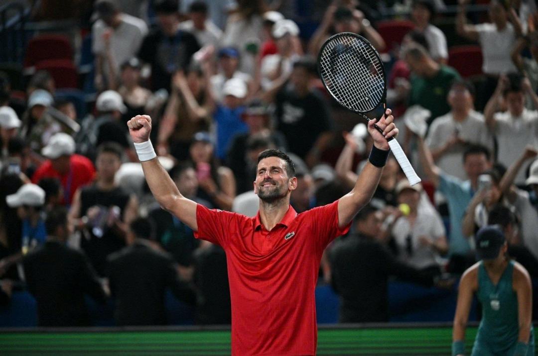 Djokovic expresses gratitude to his Chinese fans