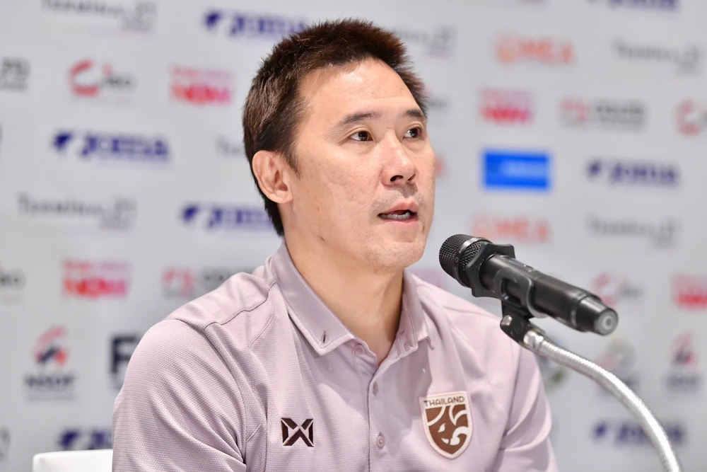 HLV Thái Lan chỉ ra cầu thủ nguy hiểm nhất đội tuyển Việt Nam, không ngại đá hiệp phụ - Ảnh 1. HLV Thái Lan chỉ ra cầu thủ nguy hiểm nhất đội tuyển Việt Nam, không ngại đá hiệp phụ - Ảnh 1.