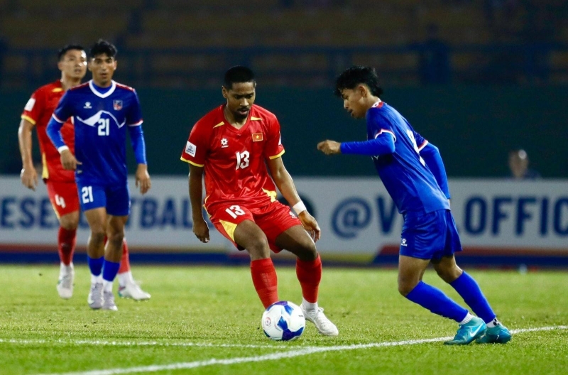 The match between Vietnam National Team and Nepal was unexpectedly postponed.