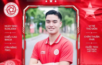 OFFICIAL: Another Australian-Vietnamese goalkeeper joins V.League, dreams of playing for Vietnam National Team