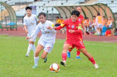 CLB TP.HCM I wins the first leg of the 2026 Women's National Football Championship.