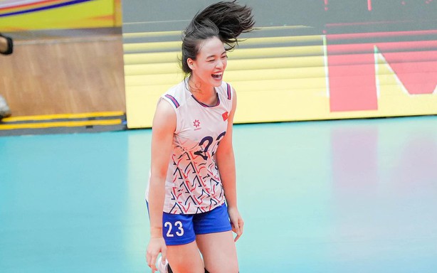 Vietnamese women's volleyball youth exploded fiercely at an important tournament after making waves at the world championship.