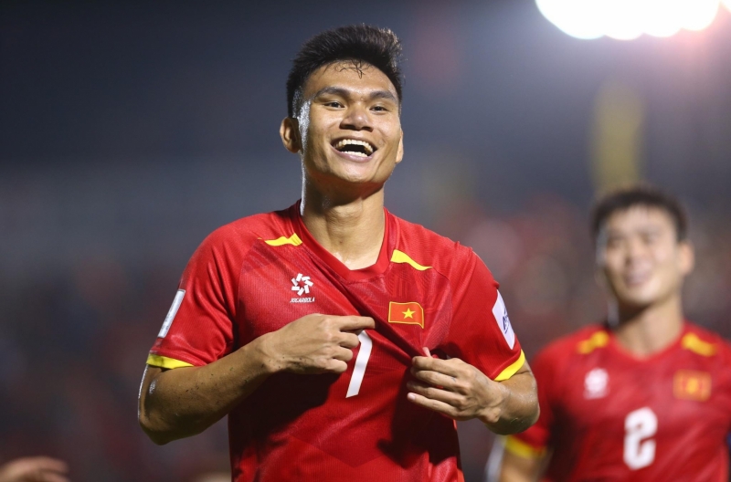 Vietnam national team’s number 7 scores his first goal after 7 years