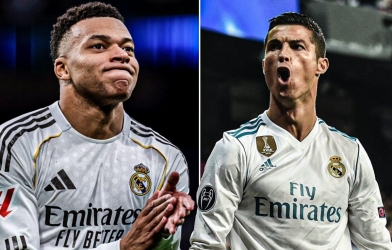 Mbappe shatters Cristiano Ronaldo's Champions League record