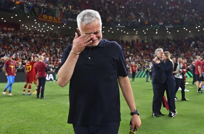 Jose Mourinho sheds tears