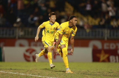 SLNA defeats Hai Phong, securing their third consecutive victory