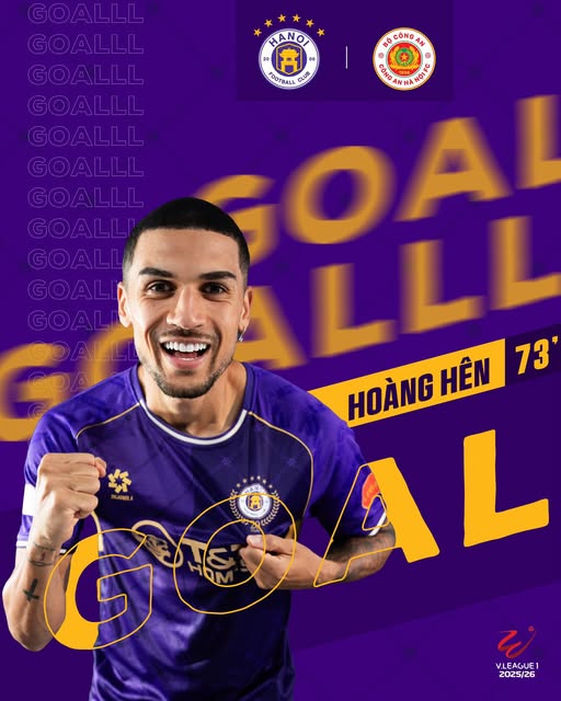Hoàng Hên lập cú đúp, Hà Nội FC đánh bại CAHN trong trận derby thủ đô ở V-League - Ảnh 2.