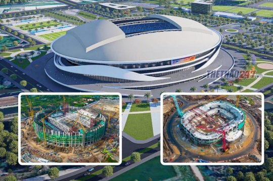 Thai media: 'Vietnam's stadium built so fast it seems like AI'