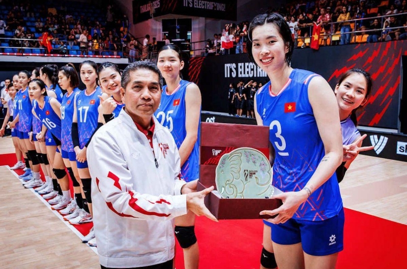 主攻手Thanh Thúy與國家隊會合，展現全新造型