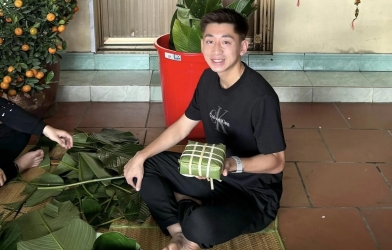 Center-back Nhật Minh creates a buzz on Valentine’s Day