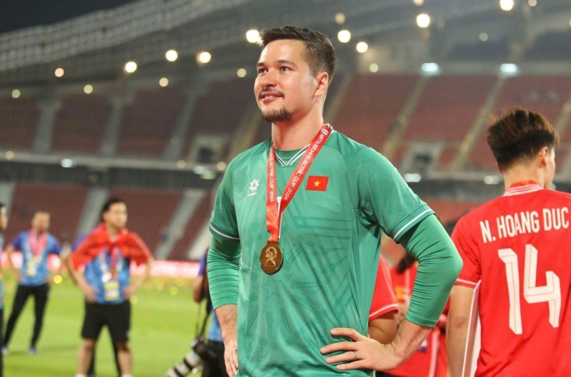 The first player to miss the Vietnam national team in the match against Laos