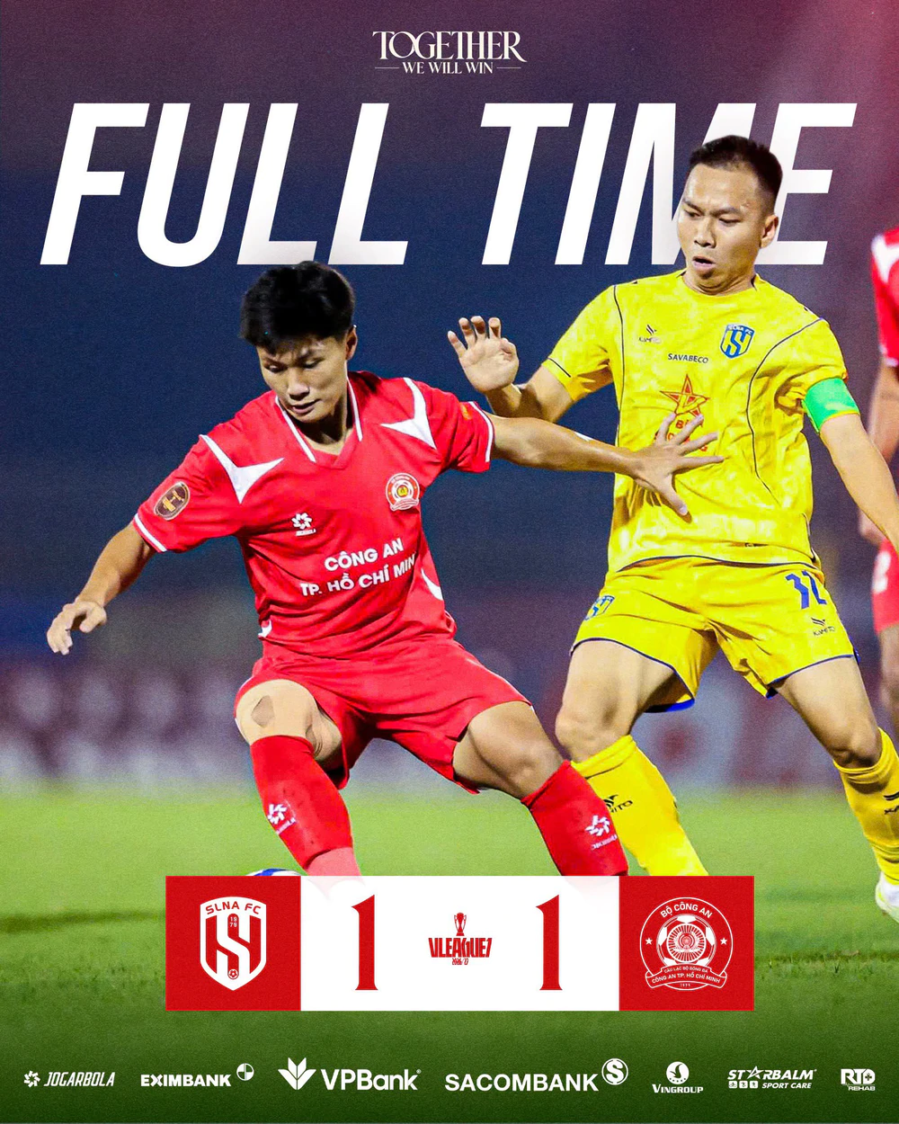 Tiến Linh lập công, Công an TP.HCM cầm hòa chủ nhà SLNA ở vòng 3 V-League - Ảnh 2.