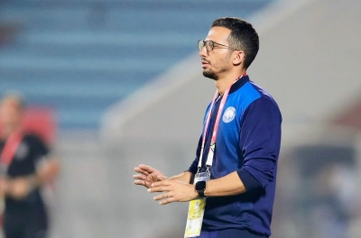 What did the Portuguese coach say after leading Nam Dinh to the semifinals of the SEA tournament?