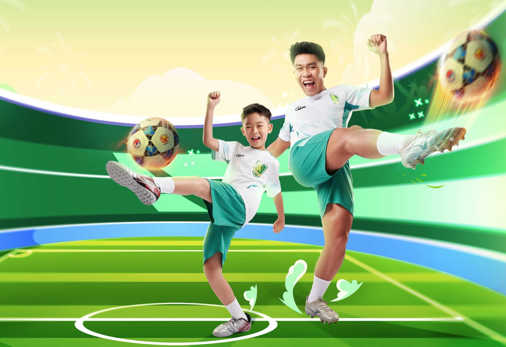 U23 Việt Nam truyền cảm hứng tại Ngày hội bóng đá trẻ em - Ảnh 1.