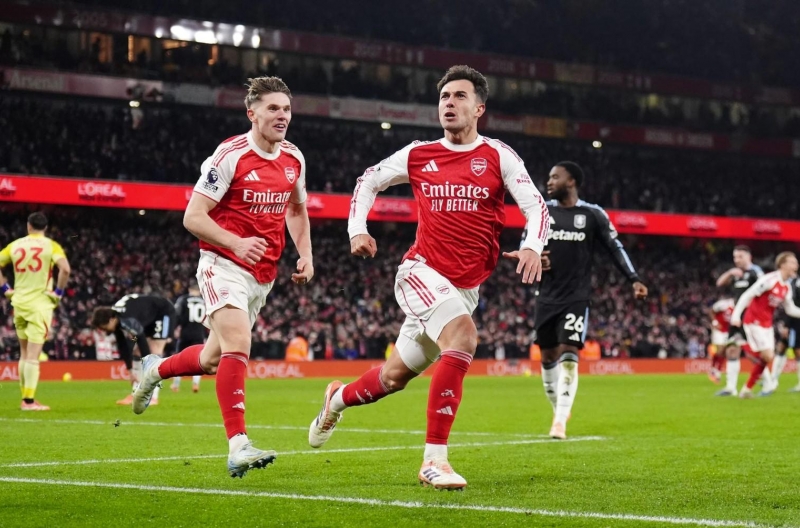 Explosive offense, Arsenal demolishes Aston Villa in a five-star match