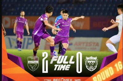 Becamex TP.HCM convincingly defeats Ha Tinh, escaping the relegation zone