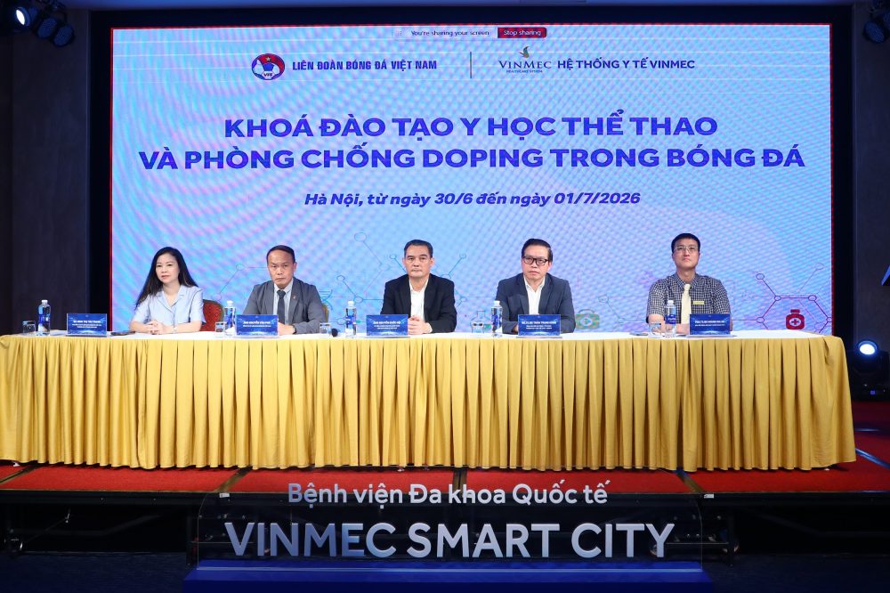 VFF tổ chức khóa đào tạo y học thể thao và phòng chống doping - Ảnh 1. VFF tổ chức khóa đào tạo y học thể thao và phòng chống doping - Ảnh 1.