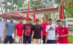 Vietnamese U19 players complete the 2026 high school graduation exam.