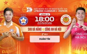 Live streaming link for Da Nang vs CAHN football match at 18:00 today, V-League round 13