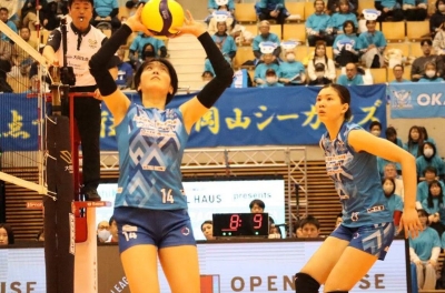 Live volleyball: Okayama Seagulls vs Denso Airybees, 11:05 AM today, March 1st