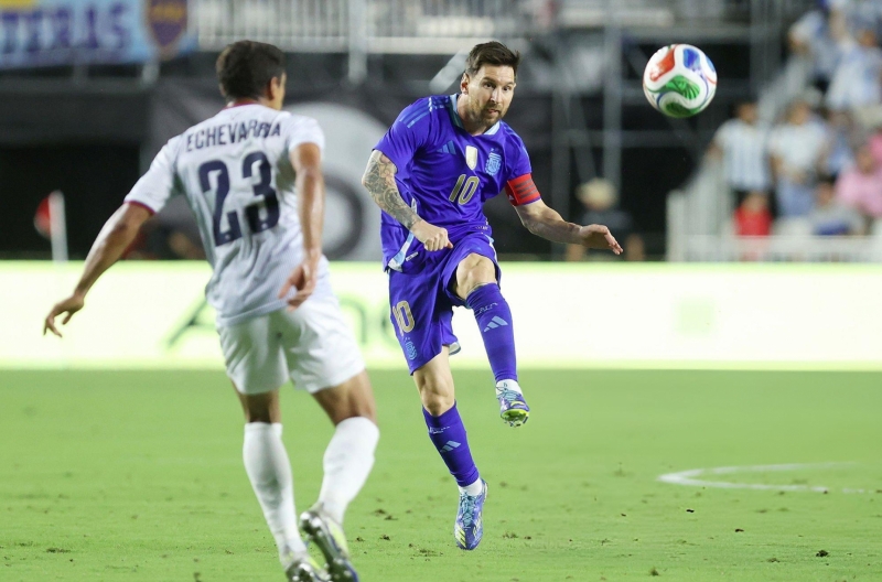 Messi shines brightly as Argentina easily defeats Puerto Rico with a ‘tennis set’ scoreline