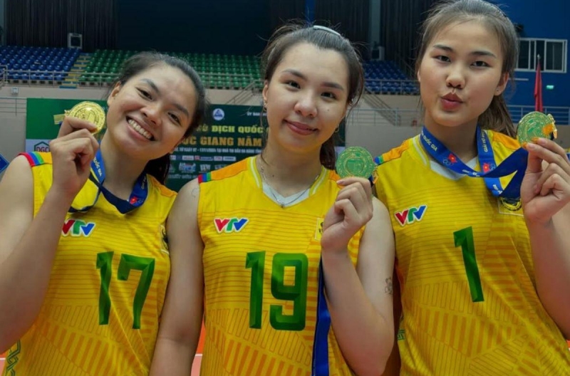 Everyone beware, VTV Bình Điền Long An welcomes back their star outside hitter!