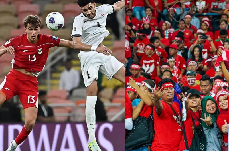 Indonesian fans left a negative impression during the loss to Iraq
