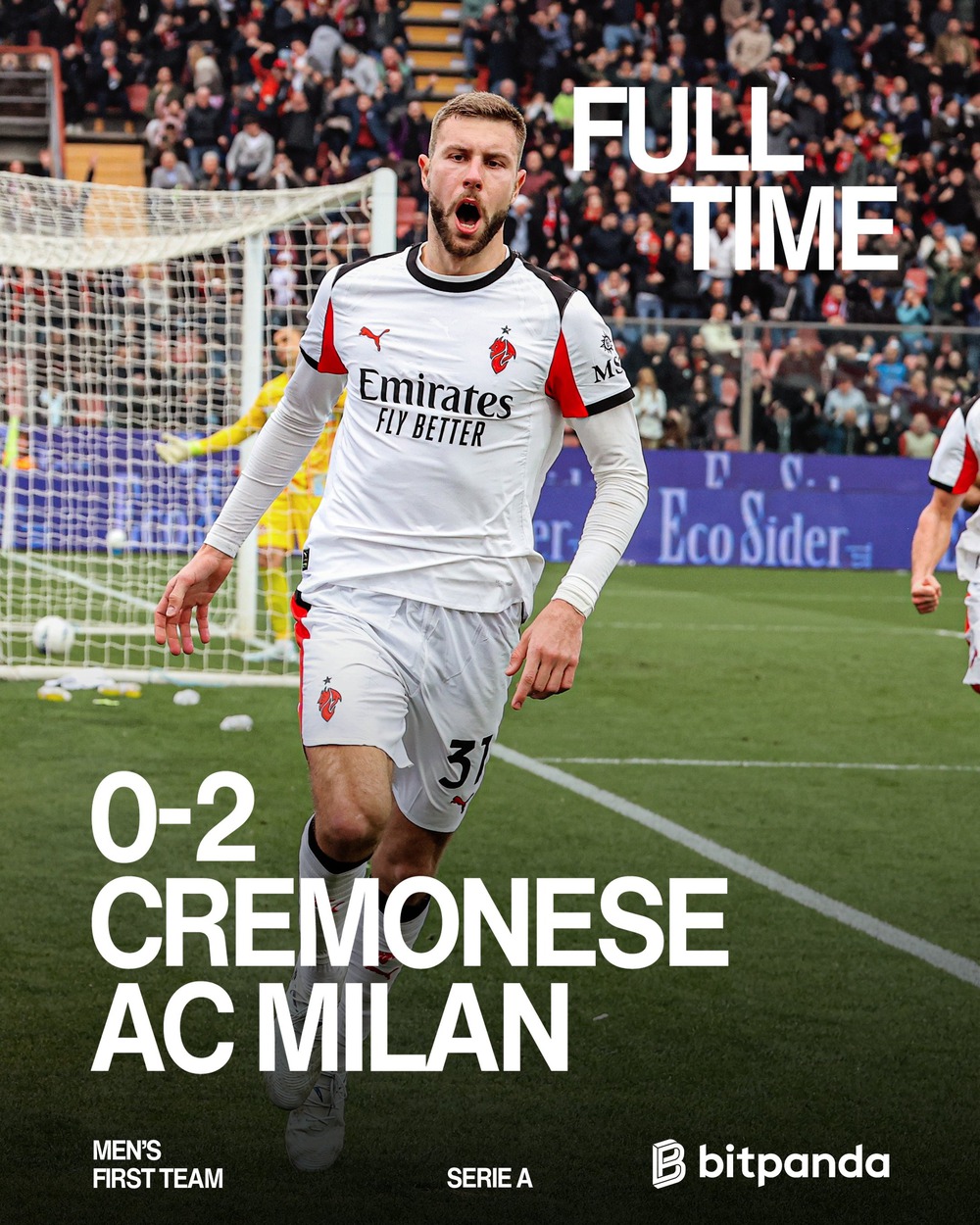 Ghi 2 bàn những phút cuối, AC Milan xây chắc vị trí thứ 2 ở Serie A - Ảnh 1. Ghi 2 bàn những phút cuối, AC Milan xây chắc vị trí thứ 2 ở Serie A - Ảnh 1.