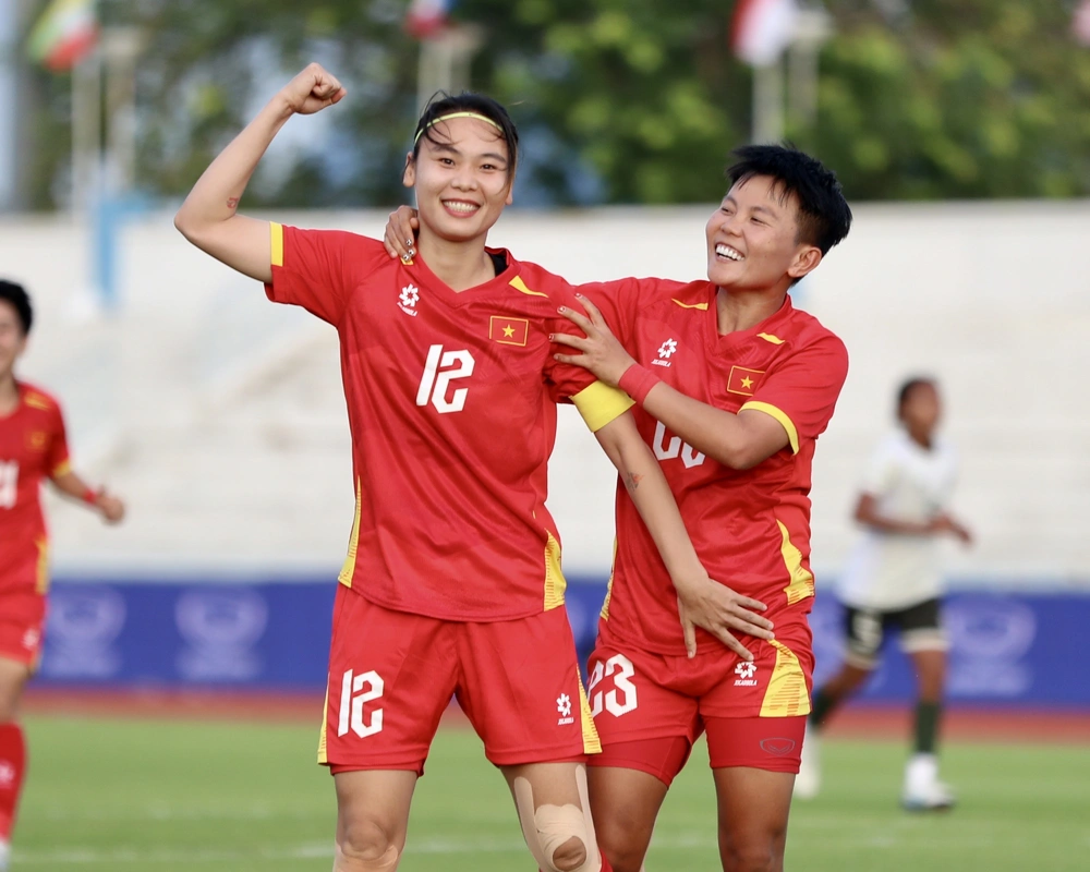 Tuyển nữ Việt Nam thể hiện bản lĩnh trước bước ngoặt - Ảnh 1.
