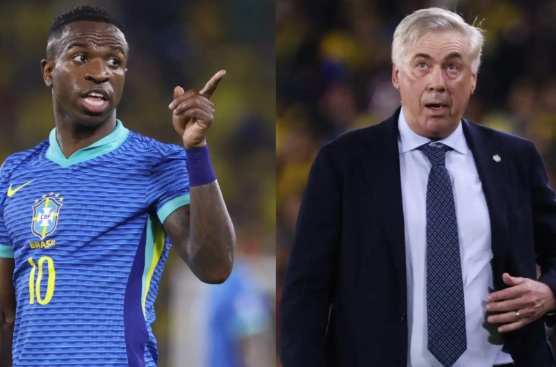 Huge fan of Mbappe, Ancelotti makes a surprising decision regarding Vinicius