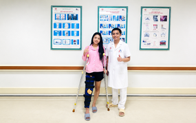 Trần Thị Duyên undergoes second ACL reconstruction surgery